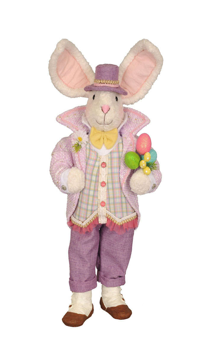 purple bunny teddy